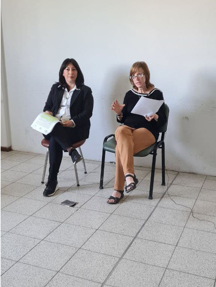 Teresa Blanquer y Cristina Arredondo